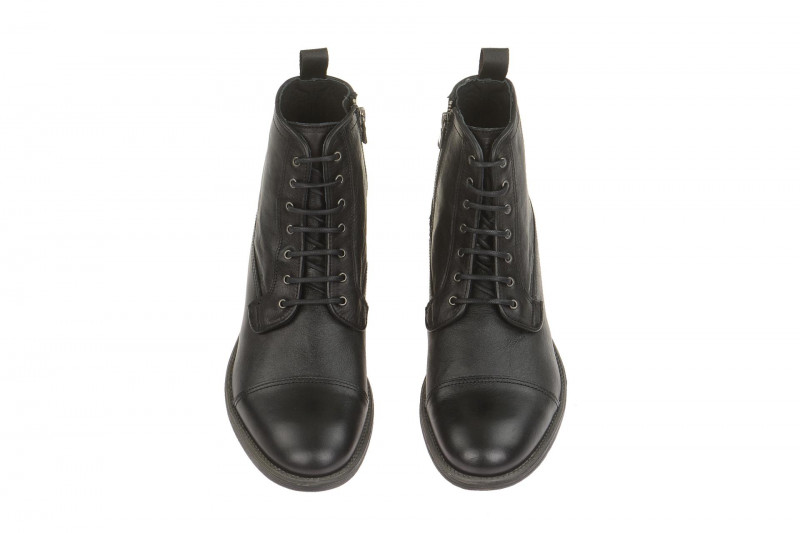 Geox Respira Jaylon B Herren Boots in schwarz - elegante Stiefelette