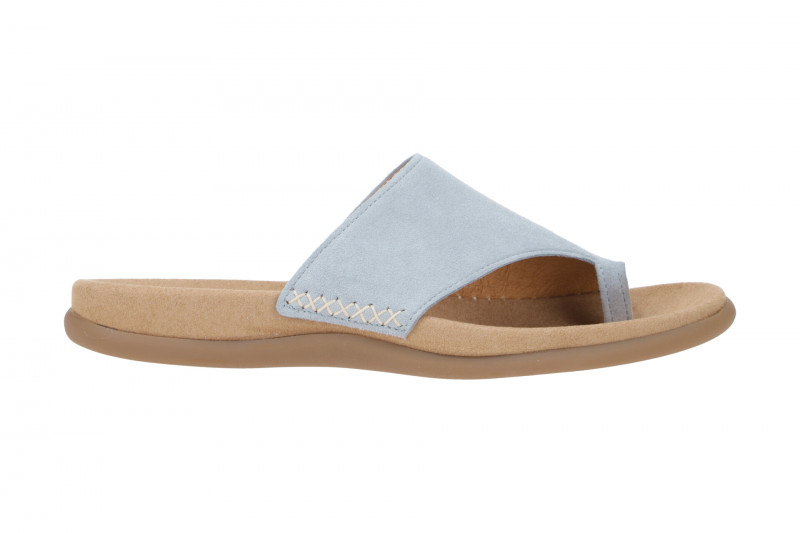 Gabor Zehentrenner Pantolette hellblau 23.700.10