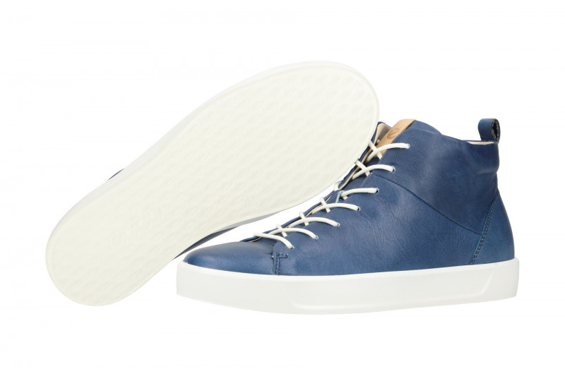 Ecco Soft 8 Damen Sneaker Schuhe blau