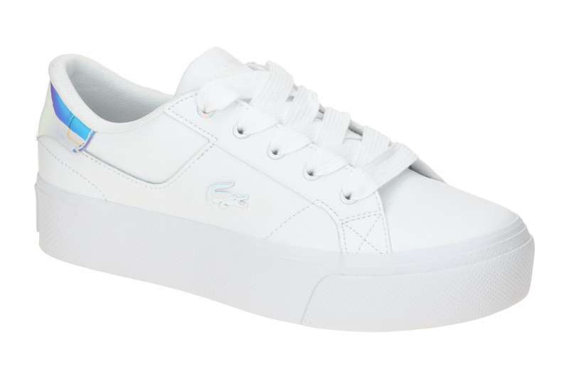 Lacoste Ziane Plateau Sneakers Schuhe weiß bunt Damen 0004