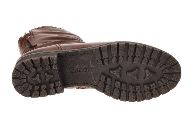 Gabor Fashion Stiefelette braun Biker Stil 8028.01.004