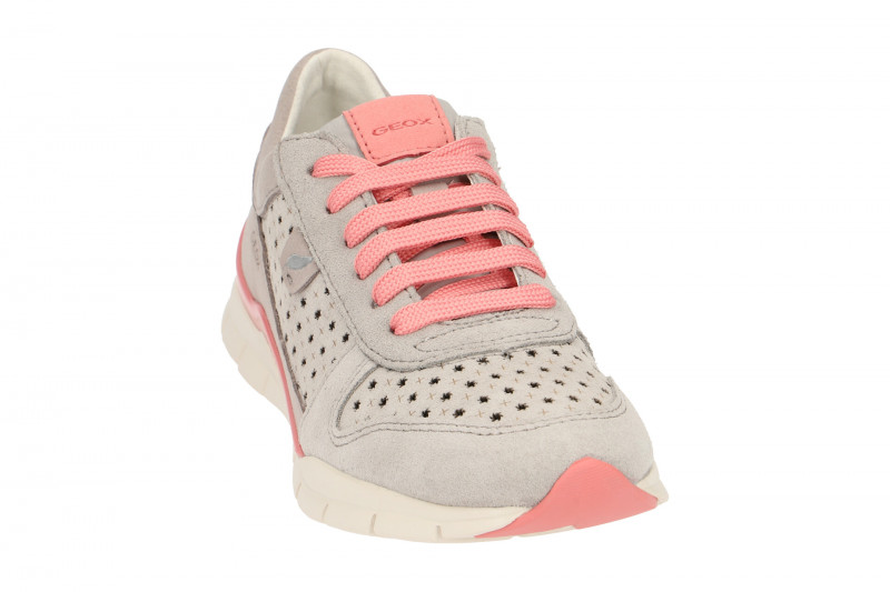 Geox Sukie Schuhe grau pink D52F2A