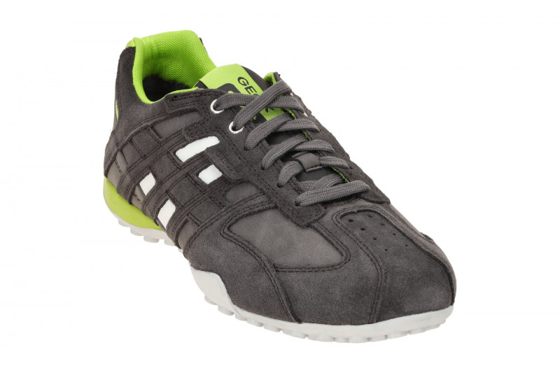 Geox Snake Schuhe Sneaker grau neon-grün U4507A