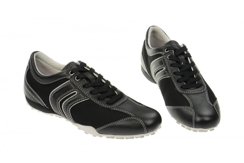Geox Snake Schuhe schwarz grau D5212F