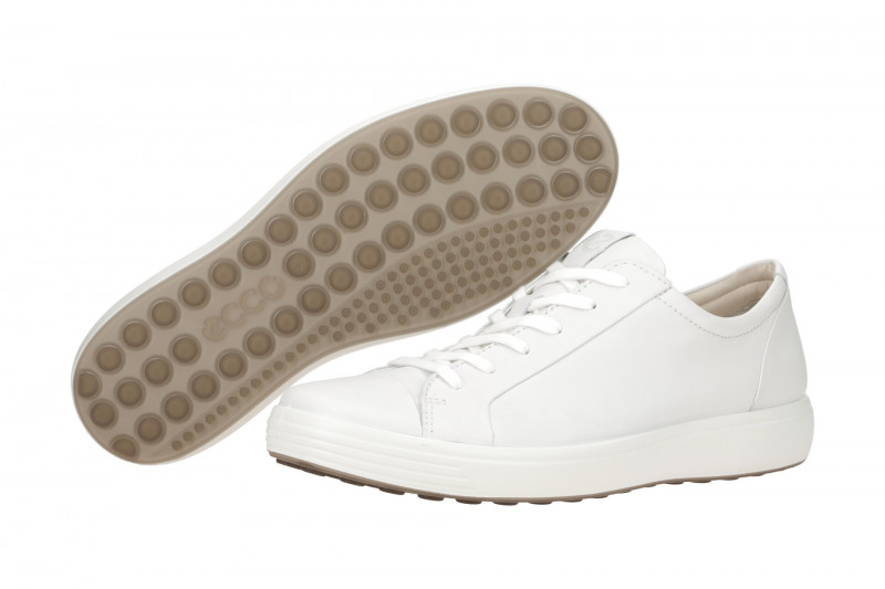 Ecco Soft 7 Schuhe weiß Herren Sneaker 470364