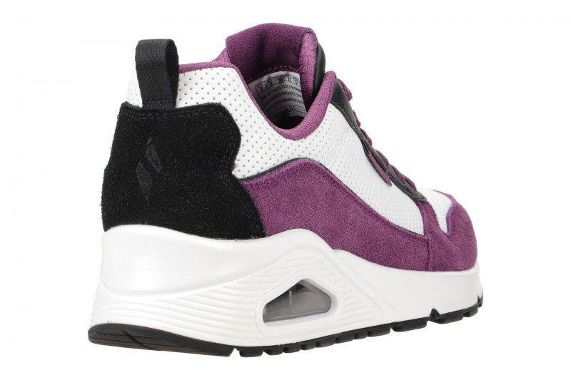 Skechers Uno Schuhe weiß lila Damen Sneakers 177105