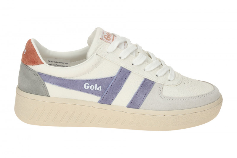 Gola Grandslam Trident Schuhe Sneakers weiß violett CLA415