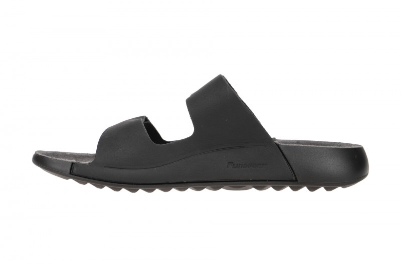 Ecco Cozmo Pantolette schwarz 2fach Klett 206823