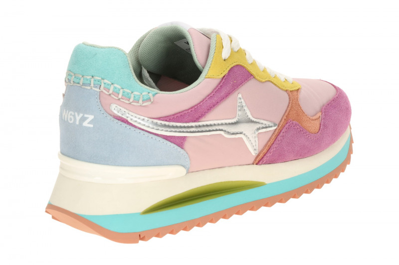 W6YZ Yak Sneakers Schuhe pink bunt Damen