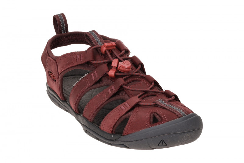 KEEN Clearwater Outdoor Damen Sandale rot Leder 1025088