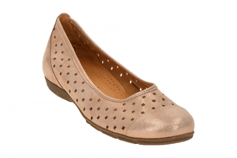 Gabor Schuhe Ballerina rose gold metallic 64.169.60
