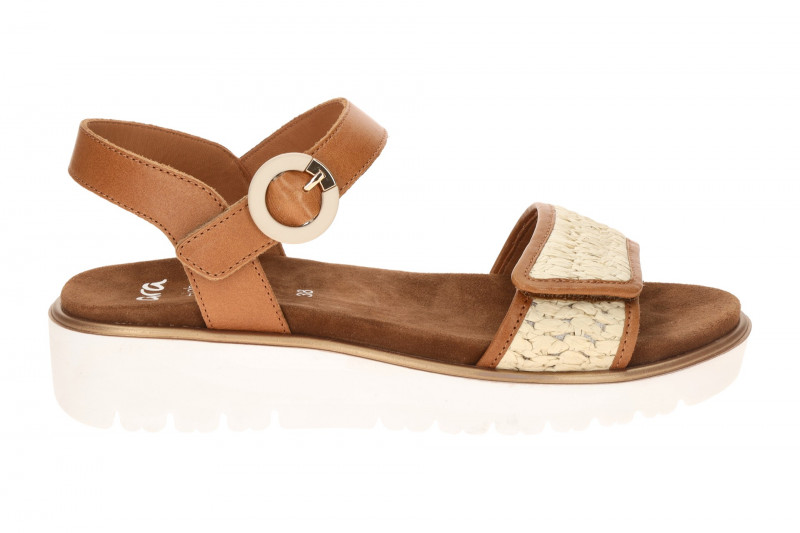 ara Bilbao Sandale braun Nappa Bast 12-33519