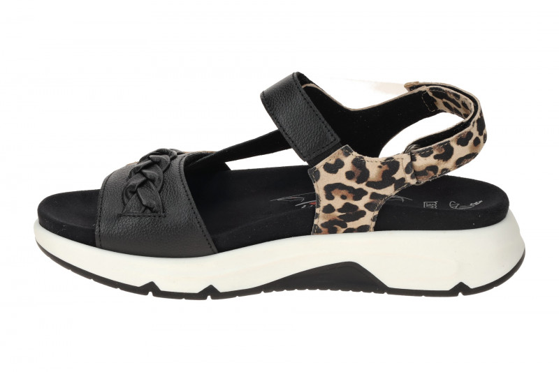 Gabor RollingSoft Sandale schwarz Luchs 66.883.67