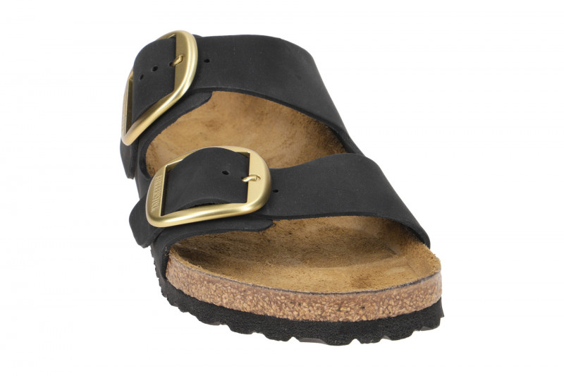 Birkenstock Arizona Big Buckle Pantolette schwarz Normal-Weit 1023239