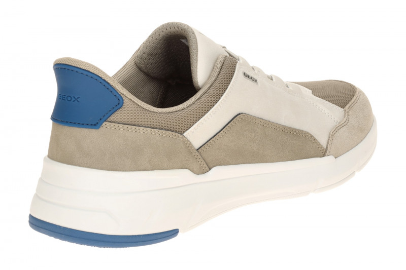Geox Vittour Sneaker Schuhe taupe grau FASTin U659KA