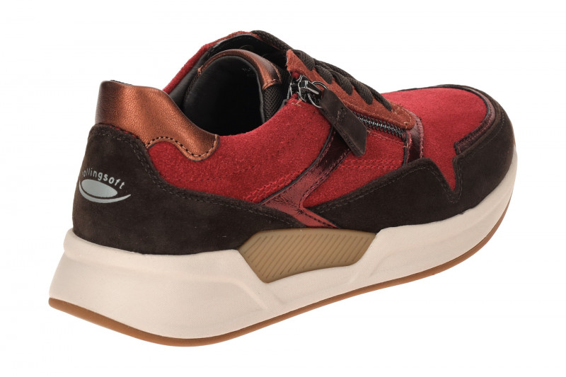 Gabor RollingSoft Schuhe rot braun 76.957.42