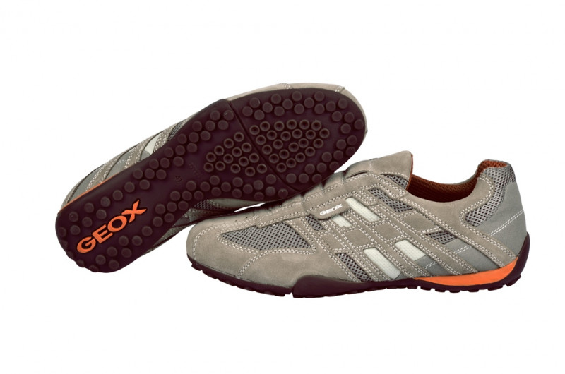 Geox Snake N Schuhe in beige orange Slipper U1107N
