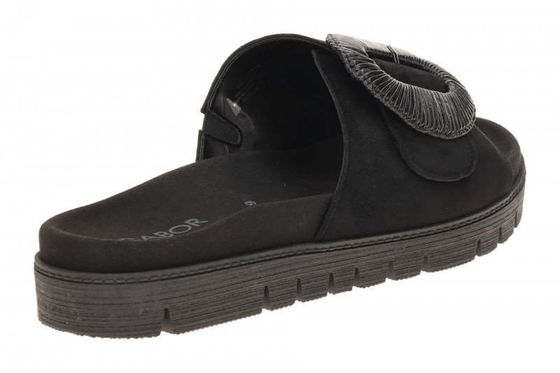 Gabor Pantolette schwarz uni 83.742.17