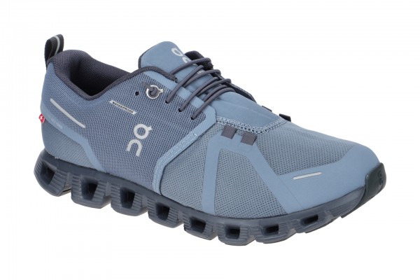 on Cloud 5 Waterproof Schuhe blau grau Damen 59.98528