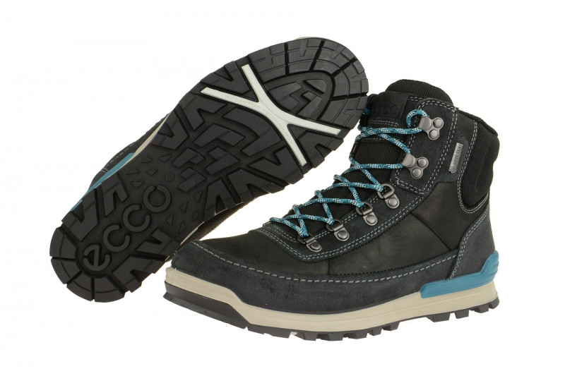 ecco Oregon Herren Stiefel schwarz Gore-Tex