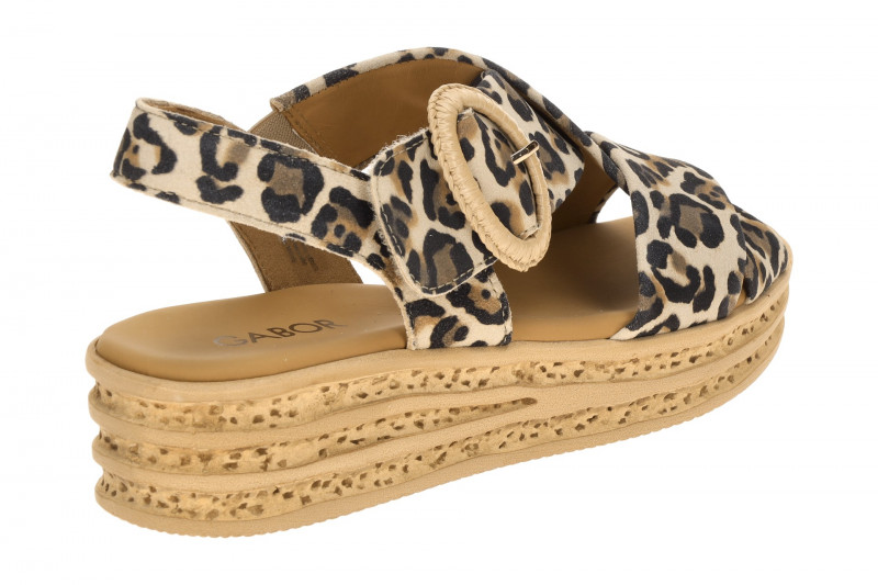 Gabor Plateau Sandale braun Luchs 84.556.32