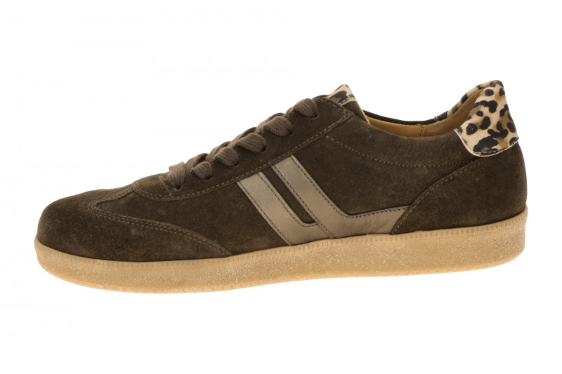 Gabor Schuhe Retro-Sneakers braun Leo Velour 6011.01.003