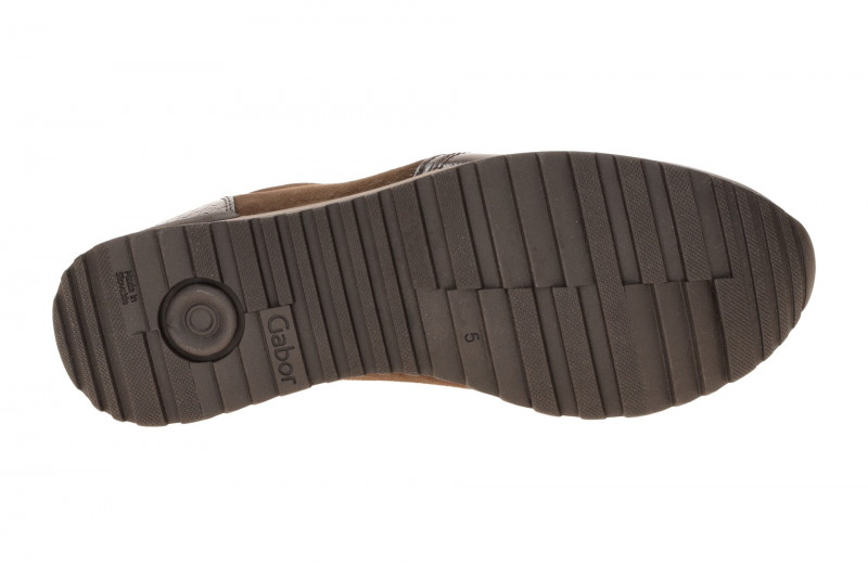 Gabor comfort Sneaker Schuhe braun Samt Lack H-Weite 6021