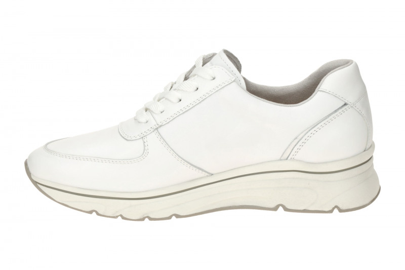 Tamaris Schuhe Keil Sneaker weiß silber 23711