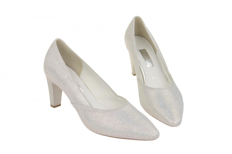 Gabor Pumps ice grau metallic 65.150.61