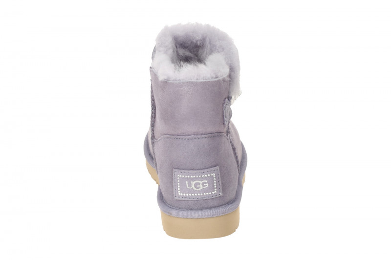 UGG Mini Bailey Button Bling Stiefel lila june-gloom