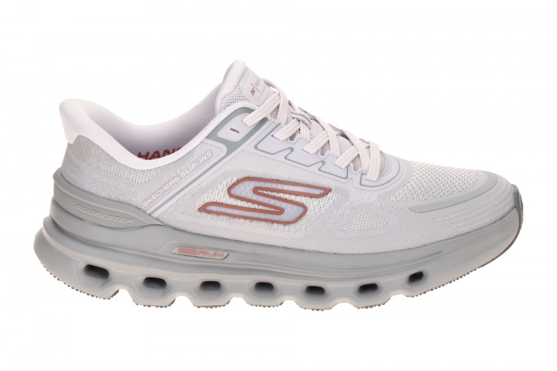 Skechers Go Run Glide Schuhe grau lila Damen Sport Slip-Ins 129800