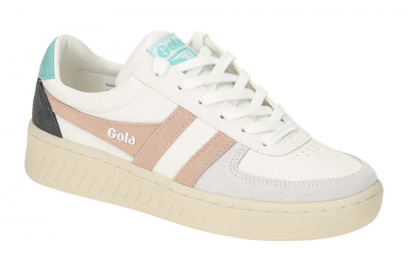 Gola Grandslam Trident Schuhe Sneakers weiß rose CLA415