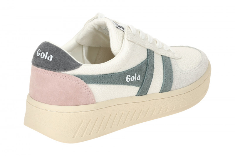 Gola Grandslam Trident Schuhe Sneakers weiß grün CLA415