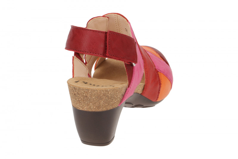 Think Traudi Sandale rot orange pink
