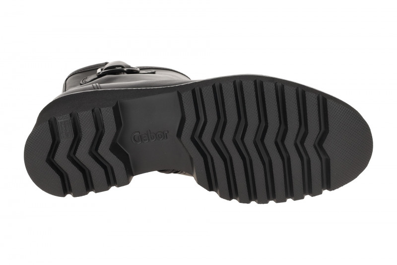 Gabor Comfort Stiefelette schwarz Biker Stil 56.622.57