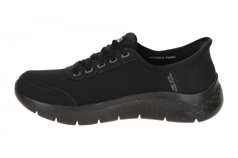 Skechers Go Walk Flex Schuhe schwarz SLIP-INS wasserdicht 124846