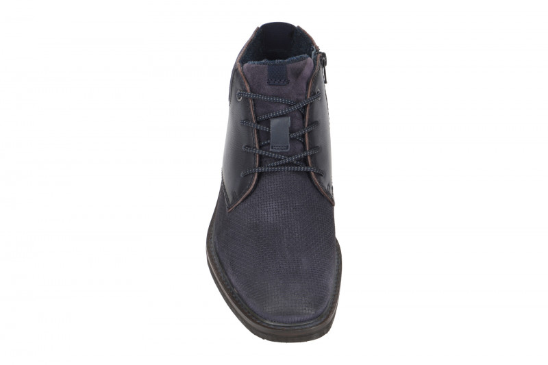 bugatti Masat Comfort Stiefelette blau Used Look ACC30