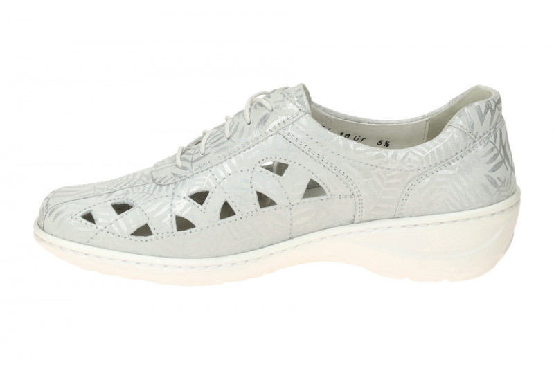 Waldläufer Kya Schuhe grau silber K-Weite 607009