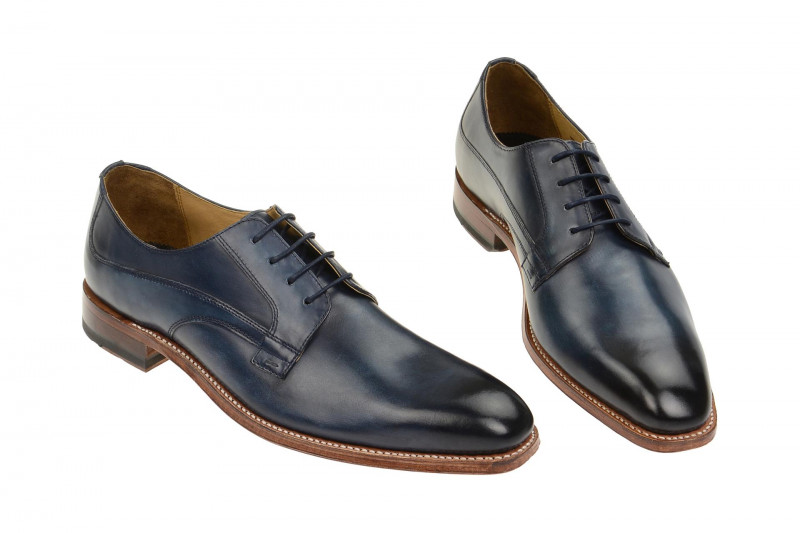 Gordon & Bros Schuhe Milan blau GoodYear Welted 5098