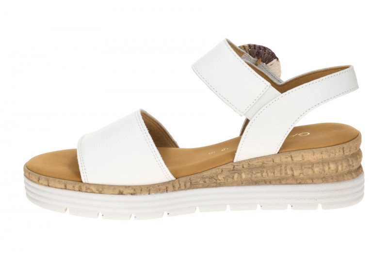 Gabor Keil Sandale weiß Glattleder 82.706.50