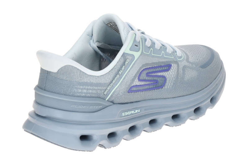 Skechers Go Run Glide Schuhe blau slate Damen Sport Slip-Ins 129800
