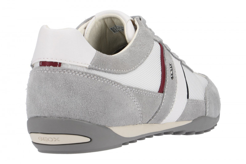 Geox Wells Schuhe weiß grau U52T5C