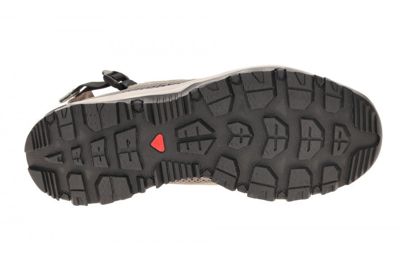 Salomon Techamphibian 5 Schuhe grau grün Damen 491106