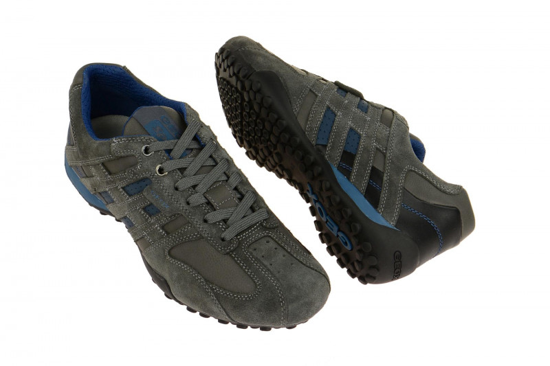 Geox Snake Schuhe grau blau U4207K 022EK C9004