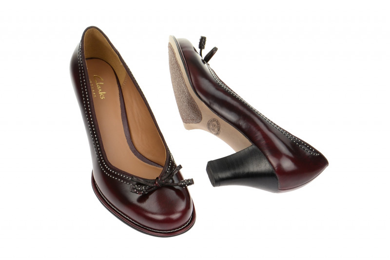 Clarks Bombay Lights rot burgundy 26101375 4