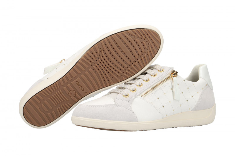 Geox Myria Schuhe weiß gold