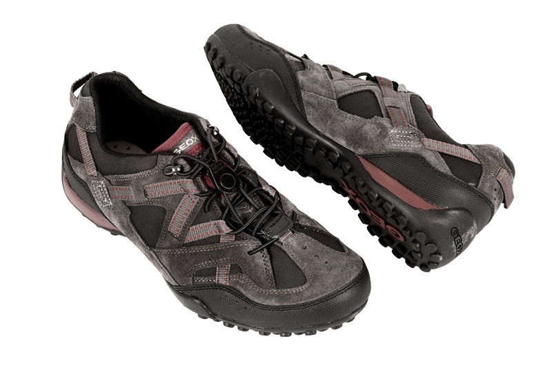 Geox Wide Snake T Schuhe schwarz dunkelrot U2406T