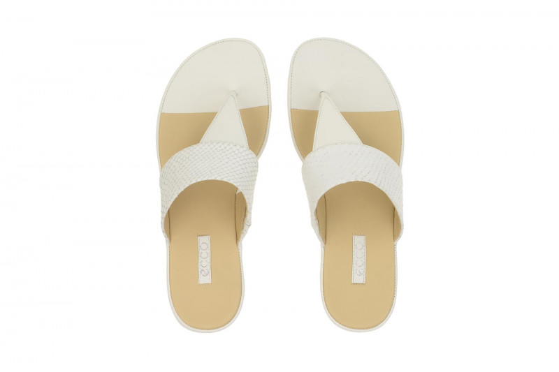 Ecco Tabora Pantolette weiß 33055350874