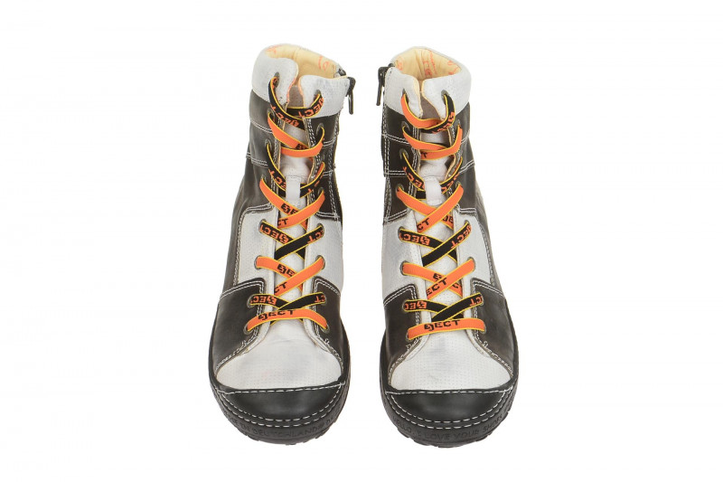 Eject Dass Stiefel dunkelgrau weiß 17903