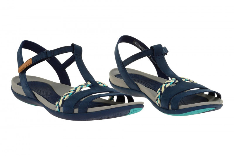 Clarks Tealite Grace Damen Sandale blau